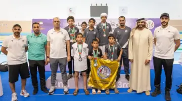 نادي مليحة يحصد 12 ميدالية في بطولة مجلس الشارقة الرياضي بالمدام