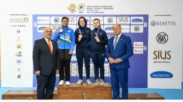 نتائج قوية ومنافسة شرسة في أول أيام بطولة العالم للرماية للناشئين