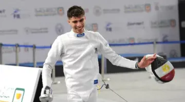 يوسف شامل يحصد ذهبية بطولة العالم للناشئين والشباب للسلاح بالبرازيل