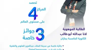 تعليم جازان يحصد المركز الرابع عالميًا و3 جوائز خاصة في آيسف 2026 – صحيفة سويفت نيوز
