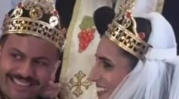 أول صور من حفل زفاف نجل الفنان إدوارد
