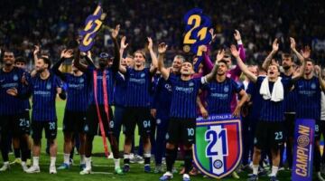 إنتر ميلان يتوج بكأس إيطاليا بعد الفوز على لاتسيو بثنائية نظيفة
                                                
                                                
                                                    14/05/2026 12:28 ص
                                                
                                                
                                                    توج فريق إنتر ميلان بلقب كأس إيطاليا، بعد فوزه على نظيره لاتسيو بهدفين دون رد، في المباراة التي جمعتهما مساء …