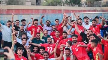 احتفالات نادي النصر بعد الصعود لدوري المحترفين.. فيديو وصور