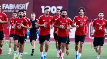 الأهلي يواصل الاستعداد لمواجهة المصري في ختام الدوري