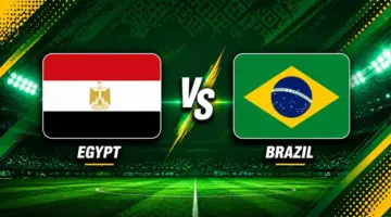الموعد والقنوات المجانية الناقلة لـ ماتش مصر والبرازيل ( تحضيرات المونديال )