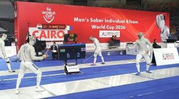 انطلاق الأدوار الرئيسية لفردي الرجال بكأس العالم لسلاح السيف بمشاركة 4 مصريين