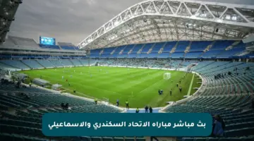 بث مباشر مباراة الاتحاد السكندري والإسماعيلي