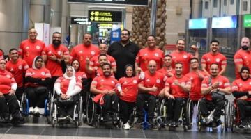بعثة رفع الأثقال البارالمبي تطير الى الجزائر لخوض بطولة إفريقيا                                                                                                                                                    18/05/2026 01:22 م                                                                                                                                                    غادرت فجر اليوم الإثنين الموافق 18مايو بعثة المنتخب المصري لرفع الأثقال البارالمبي من مطار القاهرة الدولي، متجهة إلى  مدينة وهران الجزائرية للمشاركة في بطولة أفريقيا المفتوحة 2026 المحطه الثانيه للفري