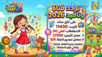 تحديث تردد قناة وناسة 2026 لمتابعة برامج الأطفال وأغاني لولو الممتعة بسرعة فائقة