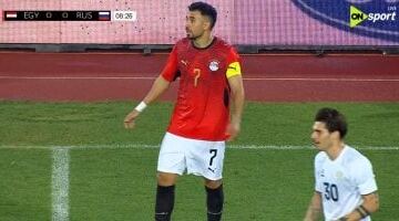 تعادل سلبى بين منتخب مصر وروسيا فى أول 15 دقيقة