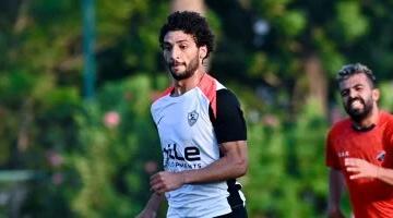 عمرو ناصر ينتظم في تدريبات الزمالك بعد التعافى من الإصابة