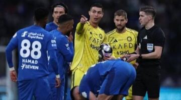 قبل لقاء الهلال.. أول لقب يغازل كريستيانو رونالدو في السعودية
                                                
                                                
                                                    12/05/2026 11:48 ص
                                                
                                                
                                                    يستعد كريستيانو رونالدو أسطورة كرة القدم ونادي النصر السعودي لتحقيق أول ألقابه داخل المملكة العربية السعودية وذلك حينما يستضيف الغريم التقليدي الهلال ضمن منافسات بطولة دوري روشن.