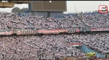 كاميرا اليوم السابع ترصد جماهير الزمالك باستاد القاهرة قبل نهائى الكونفدرالية