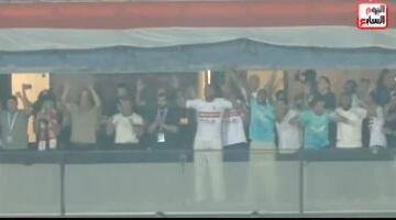 كاميرا اليوم السابع ترصد فرحة قدامي الزمالك بالتقدم أمام اتحاد العاصمة