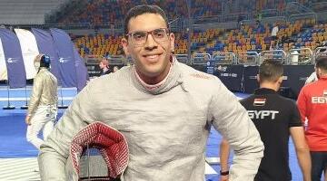 محمد عامر يتأهل لدور الـ64 الرئيسي بكأس العالم لسلاح السيف بالقاهرة