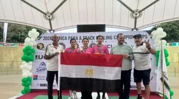 منتخب مصر للدراجات يحصد 27 ميدالية فى بطولة أفريقيا للمضمار