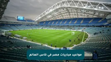 مواعيد مباريات مصر في كأس العالم