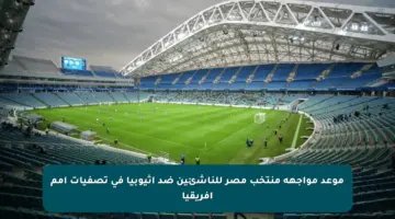 موعد مواجهة منتخب مصر للناشئين ضد إثيوبيا في تصفيات أمم أفريقيا