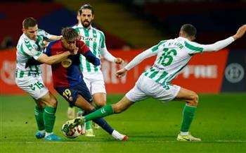موعد مباراة برشلونة وريال بيتيس اليوم في الدوري الإسباني.. والقناة الناقلة