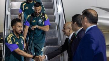 مونديال 2026.. منتخب السعودية يصل أمريكا استعدادًا للمشاركة بكأس العالم
                                                
                                                
                                                    26/05/2026 12:38 م
                                                
                                                
                                                    وصلت بعثة منتخب السعودية إلي الولايات المتحدة الأمريكية من أجل
