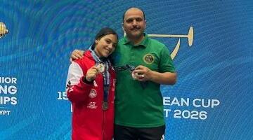 ميرنا طنطاوي تحصد 3 ميداليات في بطولة إفريقيا لرفع الأثقال للكبار
