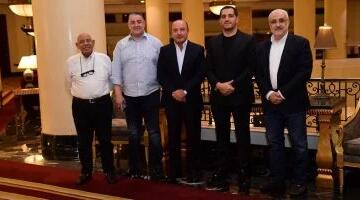 وفد زملكاوي يزور بعثة اتحاد العاصمة فى مقر الإقامة قبل نهائي الكونفدرالية