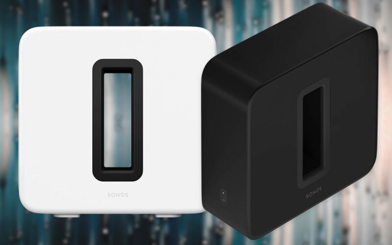 وفر أكثر من 50% على مضخم الصوت اللاسلكي Sonos Sub خلال تخفيضات يوم الذكرى السنوي لشركة Sonos.