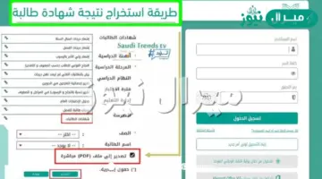 متابعة الاستعلام عن نتائج نظام نور كيف يتم طباعة الشهايد