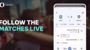 Opera تحدّث متصفحها على اندرويد بصفحة رئيسية جديدة ومركز مخصص لعشاق كرة القدم – 25H