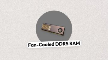 أول رامات DDR5 بمروحة تبريد مدمجة داخل التصميم