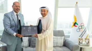 الأولمبية المصرية توقع برتوكول تعاون مع الكويتية بحضور الصباح والمسلم وإدريس منذ ساعة و نصف