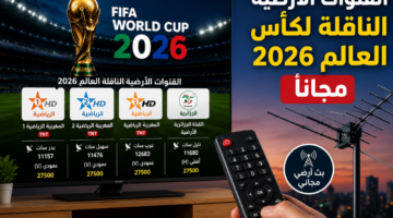القنوات الأرضية الناقلة لكأس العالم 2026 مجانا