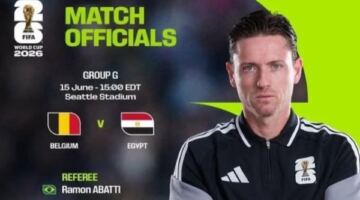 برازيلي.. من هو حكم مباراة منتخبي مصر وبلجيكا بكأس العالم؟                                                                                                                                                    12/06/2026 05:09 م                                                                                                                                                    أعلنت لجنة الحكام في الاتحاد الدولي لكرة القدم برئاسة الإيطالي بيير لويجي كولينا أسماء طاقم حكام مباراة منتخب….