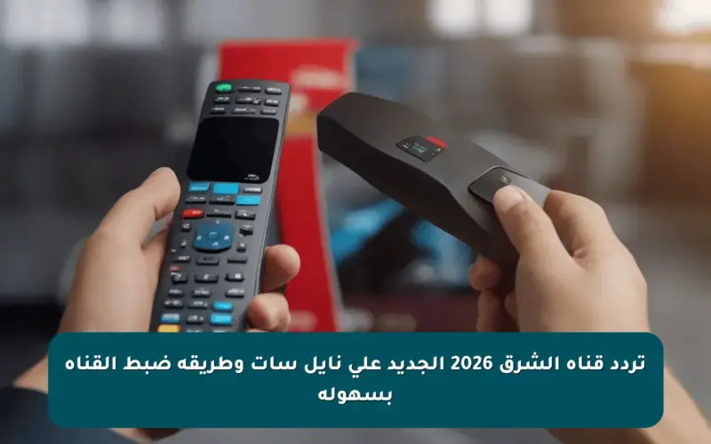 تردد قناة الشرق 2026 الجديد على نايل سات وطريقة ضبط القناة بسهولة