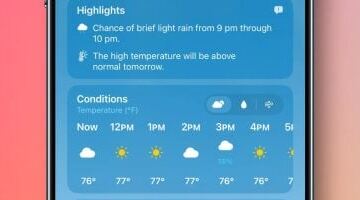 تطبيق Apple Weather يحصل على ميزتين جديدتين تمامًا فى نظام iOS 27
