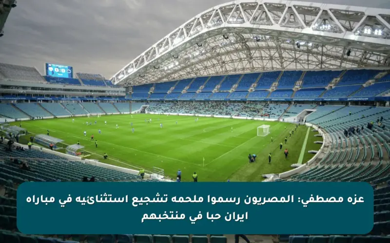 عزة مصطفى: المصريون رسموا ملحمة تشجيع استثنائية في مباراة إيران حبا في منتخبهم