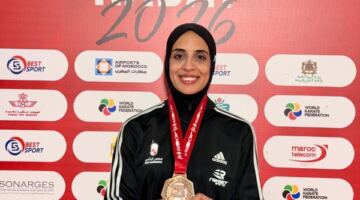فريال أشرف بعد حصد برونزية الدوري العالمي للكاراتيه: خطوة  في مشواري
                                                
                                                
                                                    15/06/2026 03:26 م
                                                
                                                
                                                    أعربت فريال أشرف، لاعبة منتخب مصر للكاراتيه، عن سعادتها بالتتويج بالميدالية البرونزية في بطولة الدوري العالمي "البريميرليج"