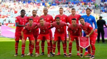 كأس العالم 2026 | تشكيل مواجهة سويسرا والبوسنة والهرسك بالمونديال
                                                
                                                
                                                    18/06/2026 09:06 م
                                                
                                                
                                                    أعلن المدير الفني لمنتخب سويسرا مرات ياكين، التشكيل الرسمي  لمواجهة منتخب البوسنة