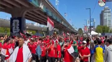 كأس العالم 2026.. «مصر ونيوزيلندا» شاهد جماهير مصر تحتشد فى كندا قبل انطلاق المباراة