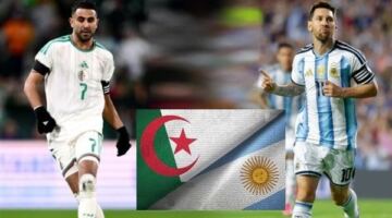 مباراة الأرجنتين والجزائر
