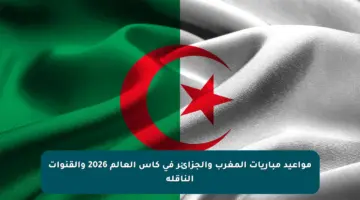 مواعيد مباريات المغرب والجزائر في كأس العالم 2026 والقنوات الناقلة