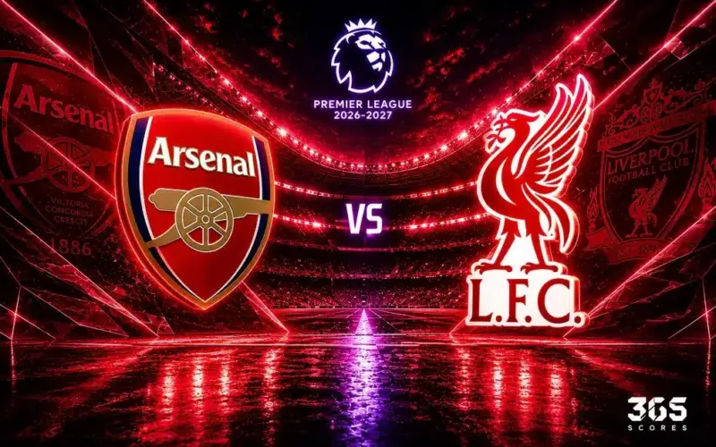 موعد مباراة أرسنال ضد ليفربول في الدوري الإنجليزي 2026-2027