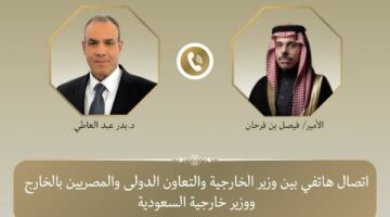 وزير الخارجية يبحث مع نظيره السعودي العلاقات الثنائية والتطورات الإقليمية