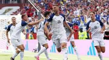 موعد مباراة أمريكا أمام البوسنة والهرسك في دور الـ 32 بكأس العالم